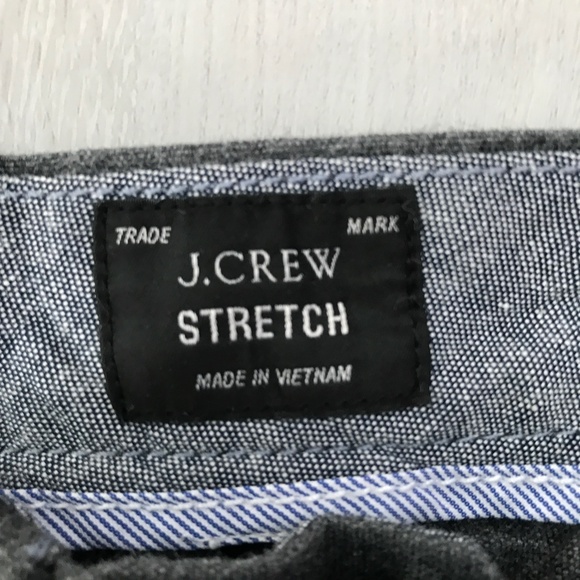 J Crew Stretch Gray Slim Straight 484 Slim Mens 32 - Picture 3 of 13
